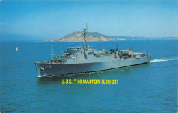 TRANSPORT - Bateaux - USS Thomaston (LSD 28) - Carte Postale - Krieg