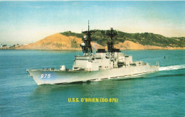 TRANSPORT - Bateaux - USS O'Brien (DD 975) - Carte Postale - Warships