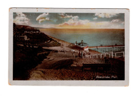 22316 "  BOSCOMBE PIER" ANIMATED-BEACH-VERA FOTO-CART. POST. SPED.1915 - Bournemouth (until 1972)