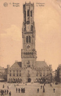 BELGIQUE - Bruges - Le Beffroi - Animé - Carte Postale Ancienne - Brugge