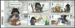 GROSSBRITANNIEN GRANDE BRETAGNE GB 2023 M/S PADDINGTON ANIMATION MARMALADE SANDWICHES MNH SG MS4879-82 - Unused Stamps