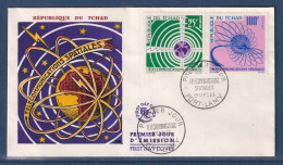 Tchad - Premier Jour - FDC - Télécommunications Spatiales - 1963 - Tchad (1960-...)