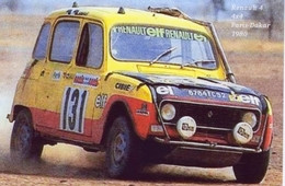 Rallye Paris-Dakar 1979  -  Renault 4 Sinpar 4x4  -  Pilotes: Claude Et Bernard Marreau -  15x10cms PHOTO - Rallyes