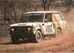 Range Rover  -   Pilote: René Metge   -  Rallye Paris-Dakar 1981   -  15x10 Cms PHOTO - Rallyes