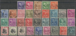 USA 1938 Presidential Series Prexies Cpl 32v Set In VFU Condition - SC.# 803/34 + Block4 SC. # 832 Pres. Wilson - Volledige Jaargang