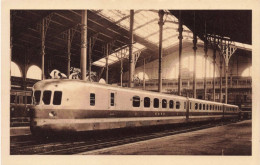 TRANSPORT - Le Chemin De Fer Du Nord - Rame Automotrice Rapide Franco Belge Type 1936 - Carte Postale Ancienne - Treinen