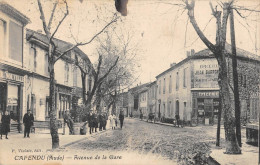 CPA 11 CAPENDU / AVENUE DE LA GARE - Sonstige & Ohne Zuordnung