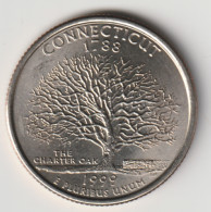 U.S.A. 1999 P: Quarter, Connecticut, KM 294 (e) - 1999-2009: State Quarters