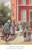 RELIGION - Christianisme - Ste Thérèse De L'Enfant Jésus Distribuant L'aumône Aux Buissonnets - Carte Postale Ancienne - Saints