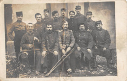 CPA 11 RIEUX MINERVOIS / CARTE PHOTO DES BLESSES DE GUERRE / HOPITAL TEMPORAIRE - Andere & Zonder Classificatie