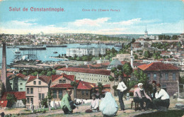 ARTS - Peintures Et Tableaux - Salut De Constantinople -Corne D'or (Cassim Pacha) - Carte Postale Ancienne - Paintings