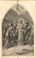 [-10%] RELIGION - Christianisme - Chemin De La Croix - Jésus Dépouillé De Ses Vêtements - Carte Postale Ancienne - Heilige Stätte