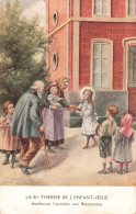 RELIGION - Christianisme - La Bse Thérèse De L'Enfant Jésus Distribuant L'aumône Aux Buissonets - Carte Postale Ancienne - Pinturas, Vidrieras Y Estatuas