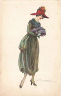 FANTAISIES - Femme - Colorisé - Carte Postale Ancienne - Mujeres
