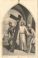 RELIGION - Christianisme - Chemin De La Croix - Jésus Est Chargé De Sa Croix - Carte Postale Ancienne - Heilige Stätte