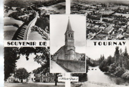 TOURNAY SOUVENIR L'EGLISE LE VIADUC LA PLACE CPSM 10X15 TBE - Tournay