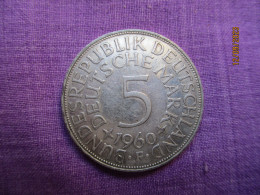 Allemagne 5 DM 1960 F (silver) - 5 Mark