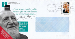 France MonTimbraMoi Lettre DESTINEO 35g Abbé Pierre Du 2010-11-23 O - Covers & Documents