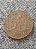 10 Ct Napoleon 1855  D  C - 10 Centimes