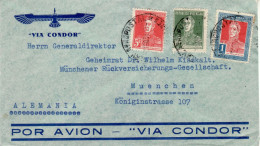 ARGENTINA 1931 AIRMAIL  LETTER SENT BUENOS AIRES TO MUENCHEN - Storia Postale