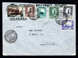 Somalia AFIS , BUSTA VIAGGIATA 1952, MOGADISCIO PER VENEZIA, RARA - Somalie (AFIS)