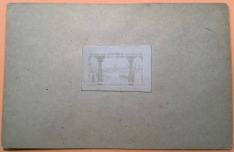 “CONGO FRANÇAIS GABON" 1910 Maquette Photo Originale RR ! Sur Carton, Ex Coll. Alice Laurent (essay Essai épreuve AEF - Neufs