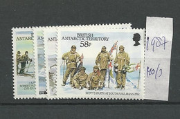 1987 MNH British Antactic Territory, Mi 140-43 Postfris** - Ongebruikt