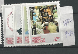 1982 MNH British Antactic Territory, Mi 94-97 Postfris** - Ongebruikt