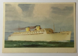 S/S ATLANTIC, INVIATA DA NEW YORK 1950 - VIAGGIATA FG - Paquebote