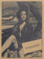 Fashion Female Model Praxis Advertising Pictorial Card - Mode