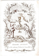 Belgique "Carte Porcelaine" Porseleinkaart, Ordination De Erasme Ancelot, Tournai, Dim:74x 107mm - Cartoline Porcellana