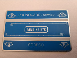 NETHERLANDS  /   (Mint,New) Rare - SERVICE CARD /  LANDYS & GYR/ NO 9 / SERIE ; 002D /    MINT   ** 15175** - Privat