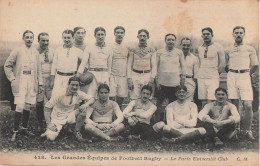 Les Grandes Equipes De Football Rugby - Le Paris Université Club 68954 - Rugby