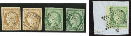 Nos 1 (2), 2 (2 Dont Un Bdf Sur Fragment), 2b. - TB, B Ou Pd - 1849-1850 Cérès