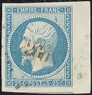 No 15, Bdf + Un Voisin, Jolie Pièce. - TB - 1853-1860 Napoléon III