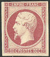 (*) No 17Aa, Carmin Clair. - TB - 1853-1860 Napoléon III