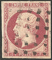 No 18, Obl Gros Points. - TB. - R - 1853-1860 Napoléon III.