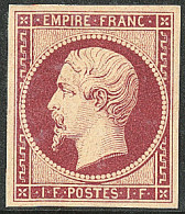 * No 18g, Velours, Très Jolie Pièce. - TB. - RR - 1853-1860 Napoléon III