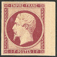 * No 18h, Velours Vif, Bdf, Léger Manque De Gomme à L'emplacement De La Charnière Hors Timbre Mais Très Jolie Pièce. - T - 1853-1860 Napoléon III