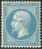 ** No 22, Bleu, Très Frais Et Centré. - TB - 1862 Napoleon III