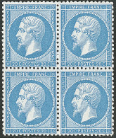 * No 22, Bloc De Quatre (un Ex **), Quasiment **, Très Frais. - TB - 1862 Napoléon III