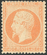 * No 23a, Orange Clair, Très Frais. - TB. - R - 1862 Napoléon III