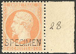 * Specimen. No 23d, Bdf. - TB. - R - 1862 Napoléon III