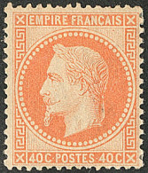 * No 31, Orange, Très Frais. - TB. - R - 1863-1870 Napoleon III With Laurels