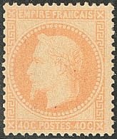 * No 31f, Orange Terne, Quasiment **. - TB. - R - 1863-1870 Napoleon III With Laurels