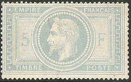 (*) No 33a, Gris-bleu, Trous D'épingles, TB D'aspect - 1863-1870 Napoleon III With Laurels
