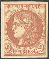 * No 40B, Brun-rouge. - TB - 1870 Emission De Bordeaux