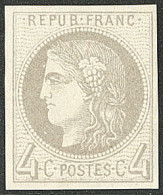 ** No 41B, Gris, Très Frais. - TB - 1870 Ausgabe Bordeaux