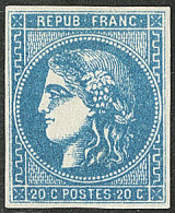 (*) No 46B, Bleu, Très Frais. - TB - 1870 Ausgabe Bordeaux