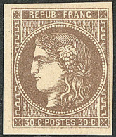 * No 47, Brun, Très Frais. - TB - 1870 Bordeaux Printing